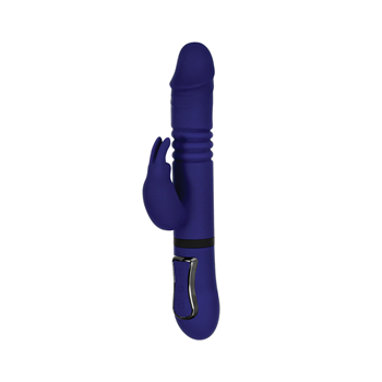 Stotende en roterende duo vibrator (Paars)